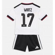 Nemecko Florian Wirtz #17 Domáci Detský futbalový dres MS 2026 Krátky Rukáv (+ trenírky)
